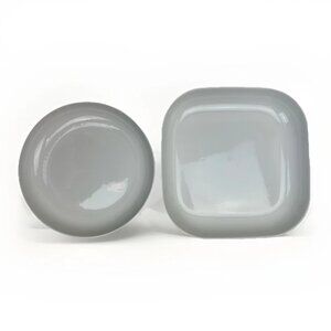 🍽️✨ 2 NEW IKEA White Serving Platters – Round & Square Set | Made in Portugal